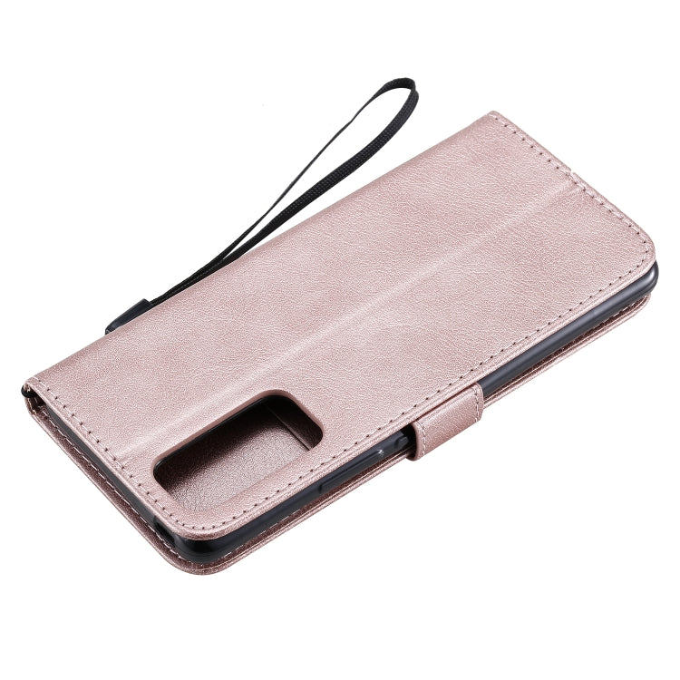 For Huawei Honor 30 Pro Solid Color Horizontal Flip Protective Leather Case with Holder & Card Slots & Wallet & Lanyard