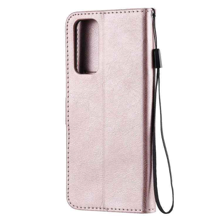 For Huawei Honor 30 Pro Solid Color Horizontal Flip Protective Leather Case with Holder & Card Slots & Wallet & Lanyard