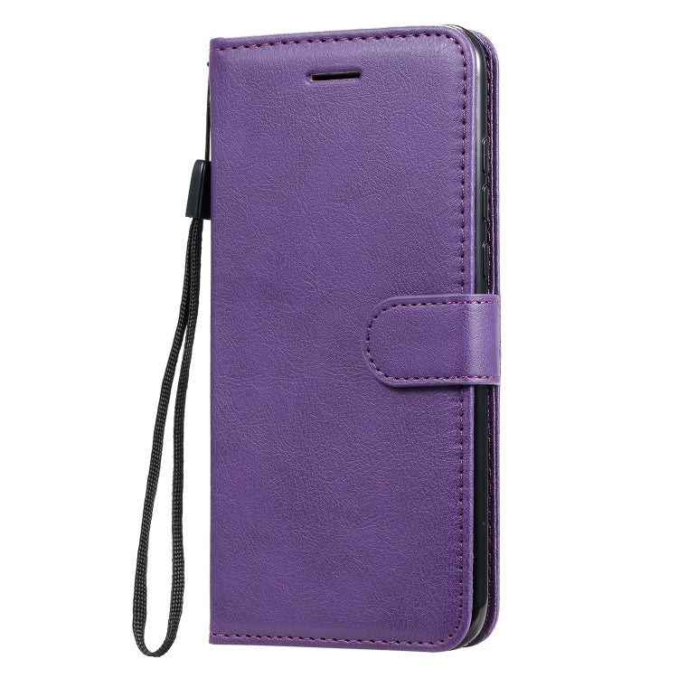 For Huawei Honor Play 4T Pro Solid Color Horizontal Flip Protective Leather Case with Holder & Card Slots & Wallet & Lanyard