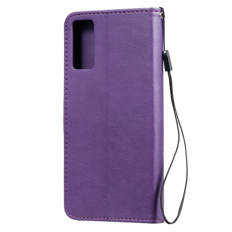 For Huawei Honor Play 4T Pro Solid Color Horizontal Flip Protective Leather Case with Holder & Card Slots & Wallet & Lanyard