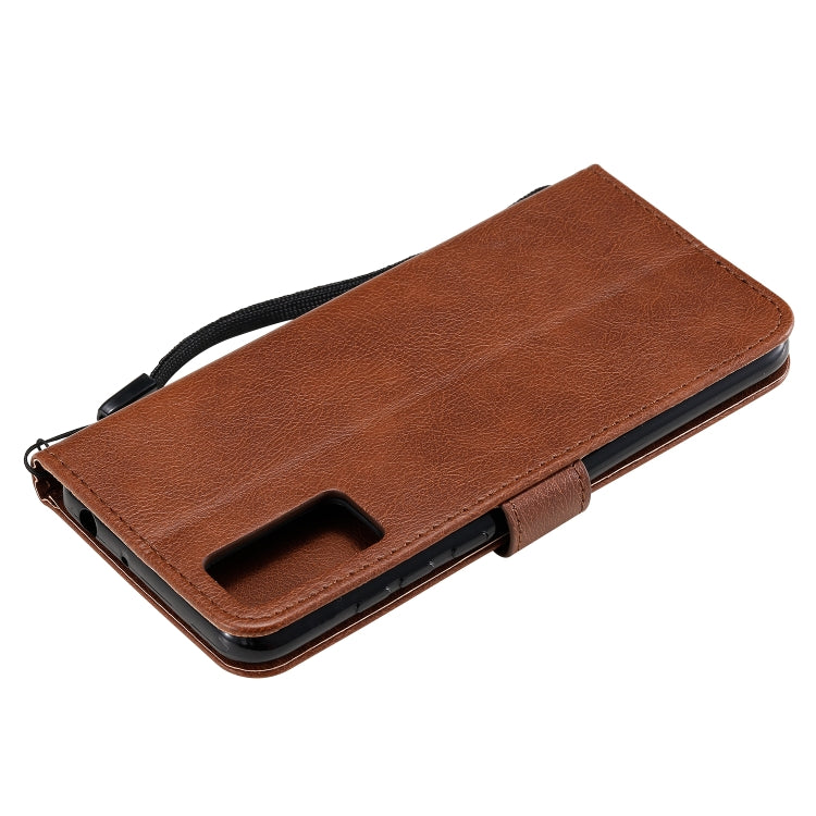 For Huawei Honor Play 4T Pro Solid Color Horizontal Flip Protective Leather Case with Holder & Card Slots & Wallet & Lanyard