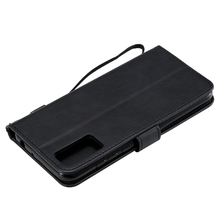 For Huawei Honor Play 4T Pro Solid Color Horizontal Flip Protective Leather Case with Holder & Card Slots & Wallet & Lanyard