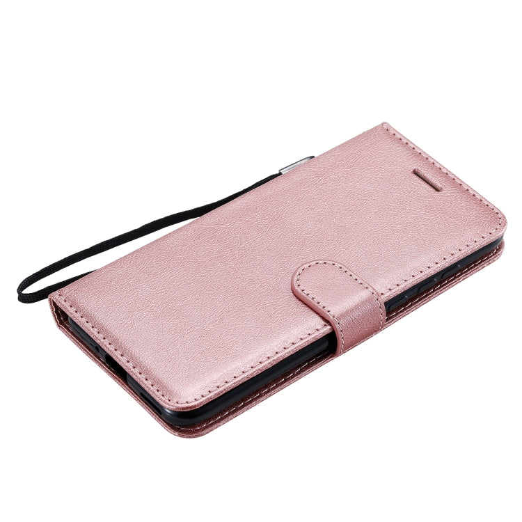 For Huawei Honor Play 4T Pro Solid Color Horizontal Flip Protective Leather Case with Holder & Card Slots & Wallet & Lanyard