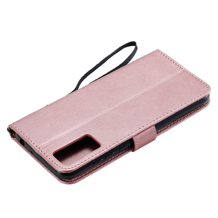 For Huawei Honor Play 4T Pro Solid Color Horizontal Flip Protective Leather Case with Holder & Card Slots & Wallet & Lanyard