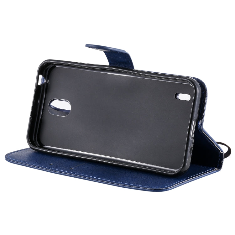 For Nokia 1.3 Solid Color Horizontal Flip Protective Leather Case with Holder & Card Slots & Wallet & Photo Frame & Lanyard