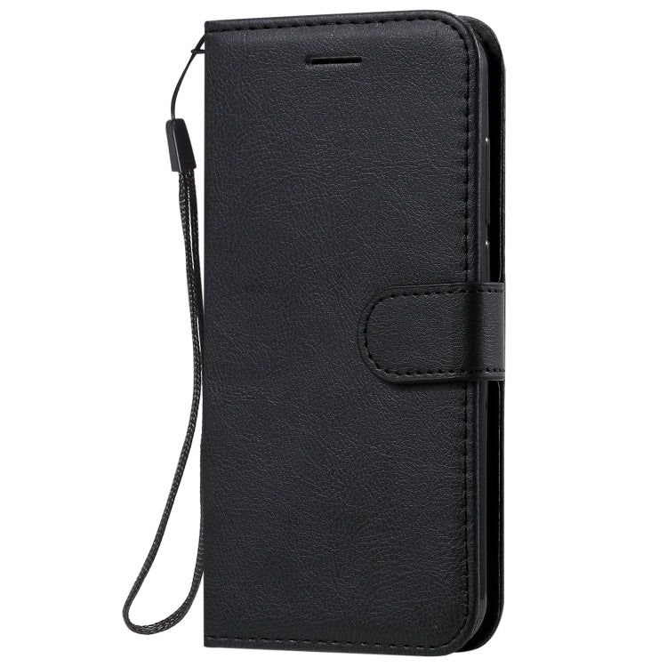 For Nokia 1.3 Solid Color Horizontal Flip Protective Leather Case with Holder & Card Slots & Wallet & Photo Frame & Lanyard
