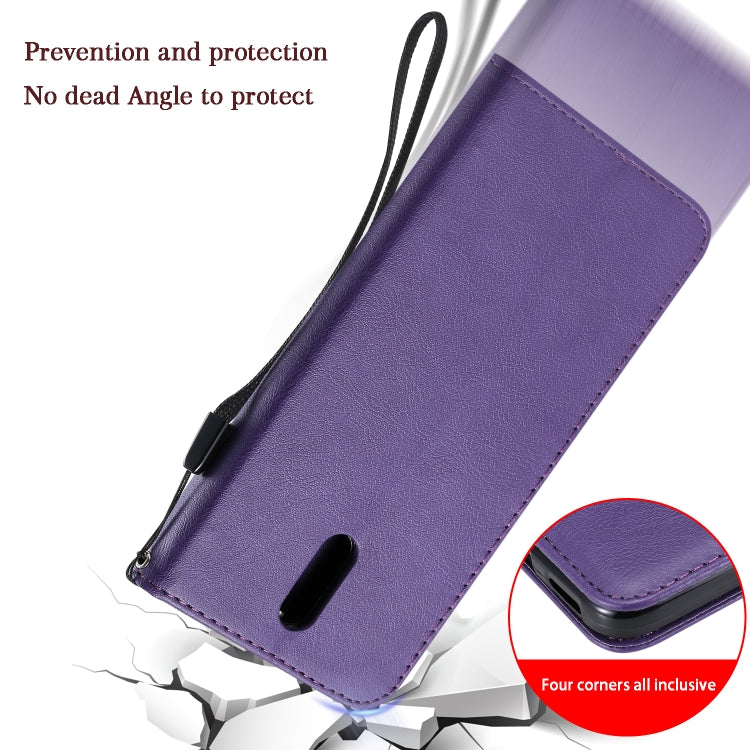 For Nokia 2.3 Solid Color Horizontal Flip Protective Leather Case with Holder & Card Slots & Wallet & Photo Frame & Lanyard