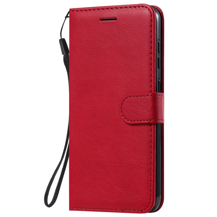For Nokia 2.3 Solid Color Horizontal Flip Protective Leather Case with Holder & Card Slots & Wallet & Photo Frame & Lanyard