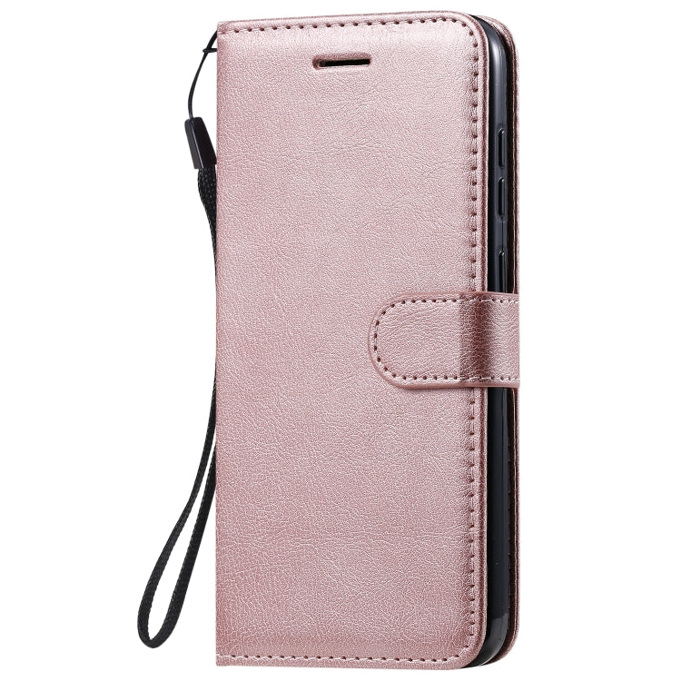 For Nokia 2.3 Solid Color Horizontal Flip Protective Leather Case with Holder & Card Slots & Wallet & Photo Frame & Lanyard