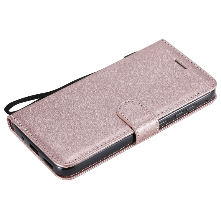 For Nokia 2.3 Solid Color Horizontal Flip Protective Leather Case with Holder & Card Slots & Wallet & Photo Frame & Lanyard