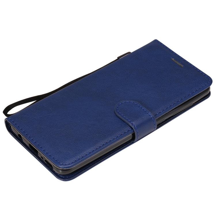 For Samsung Galaxy A21s Solid Color Horizontal Flip Protective Leather Case with Holder & Card Slots & Wallet & Photo Frame & Lanyard