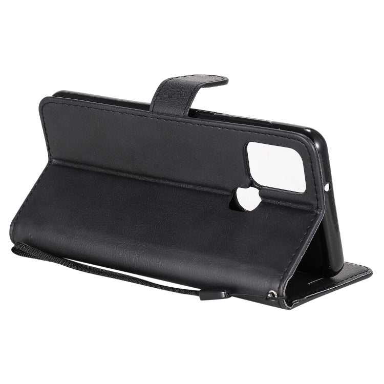 For Samsung Galaxy A21s Solid Color Horizontal Flip Protective Leather Case with Holder & Card Slots & Wallet & Photo Frame & Lanyard