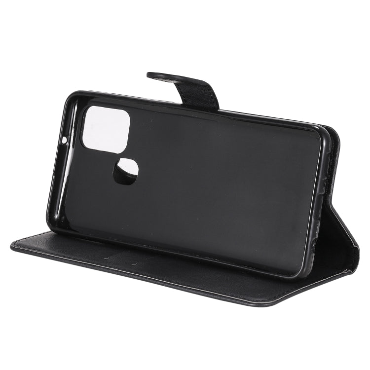 For Samsung Galaxy A21s Solid Color Horizontal Flip Protective Leather Case with Holder & Card Slots & Wallet & Photo Frame & Lanyard