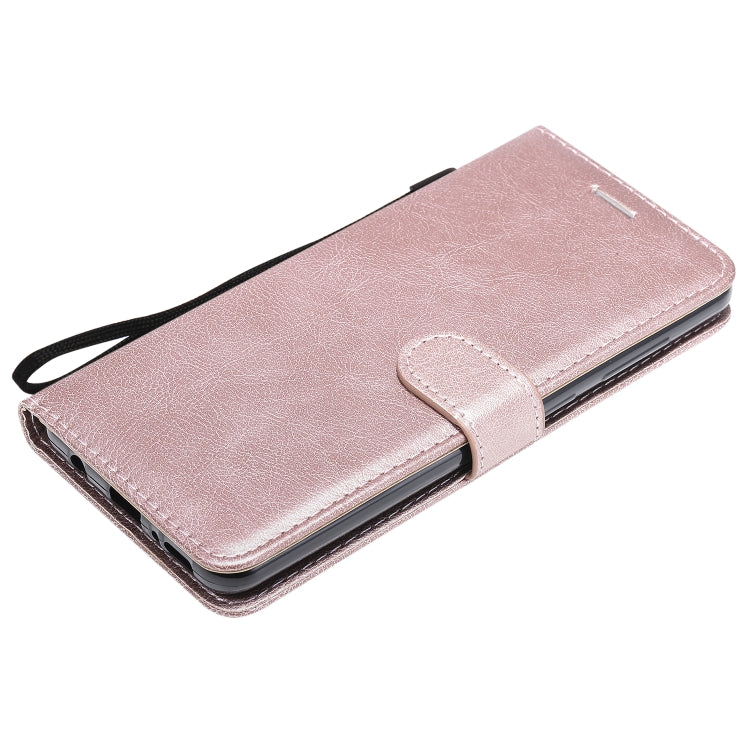 For Samsung Galaxy A21s Solid Color Horizontal Flip Protective Leather Case with Holder & Card Slots & Wallet & Photo Frame & Lanyard