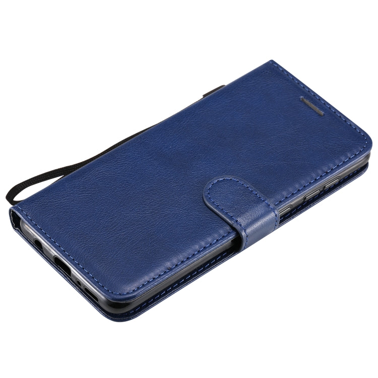 For Samsung Galaxy A31 Solid Color Horizontal Flip Protective Leather Case with Holder & Card Slots & Wallet & Photo Frame & Lanyard