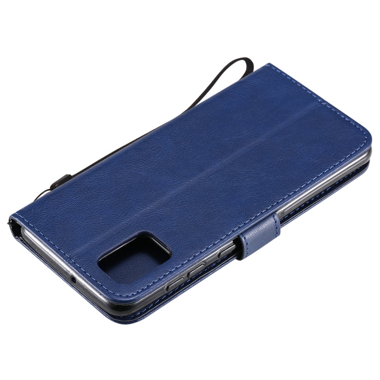 For Samsung Galaxy A31 Solid Color Horizontal Flip Protective Leather Case with Holder & Card Slots & Wallet & Photo Frame & Lanyard