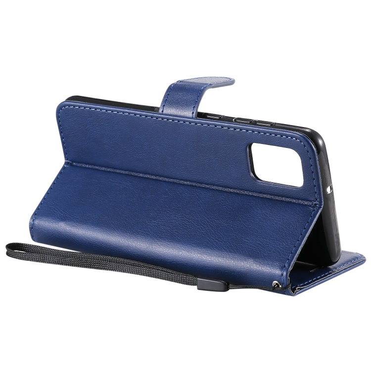 For Samsung Galaxy A31 Solid Color Horizontal Flip Protective Leather Case with Holder & Card Slots & Wallet & Photo Frame & Lanyard