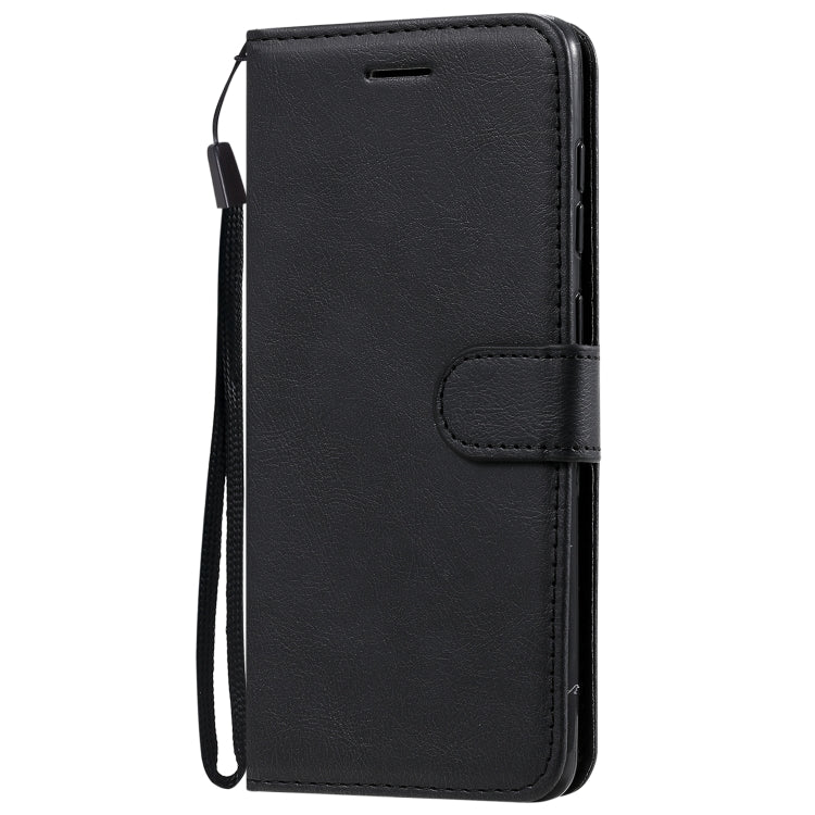 For Samsung Galaxy A31 Solid Color Horizontal Flip Protective Leather Case with Holder & Card Slots & Wallet & Photo Frame & Lanyard