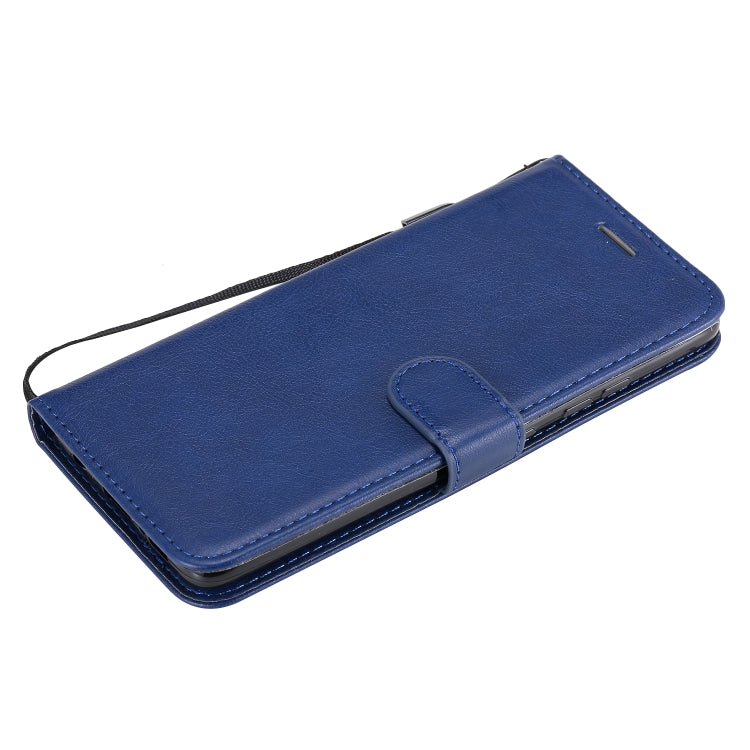 For Samsung Galaxy A51 5G Solid Color Horizontal Flip Protective Leather Case with Holder & Card Slots & Wallet & Photo Frame & Lanyard