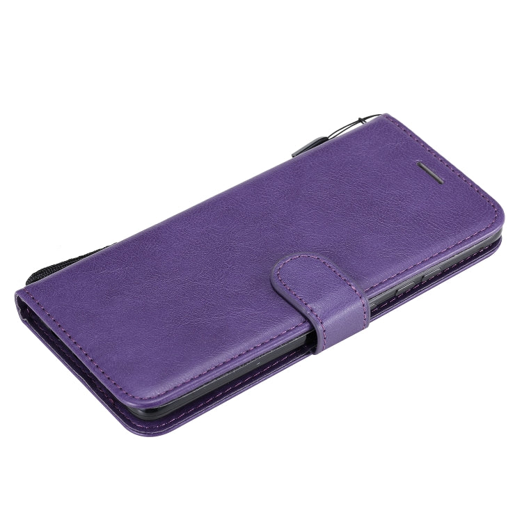 For Samsung Galaxy A51 5G Solid Color Horizontal Flip Protective Leather Case with Holder & Card Slots & Wallet & Photo Frame & Lanyard