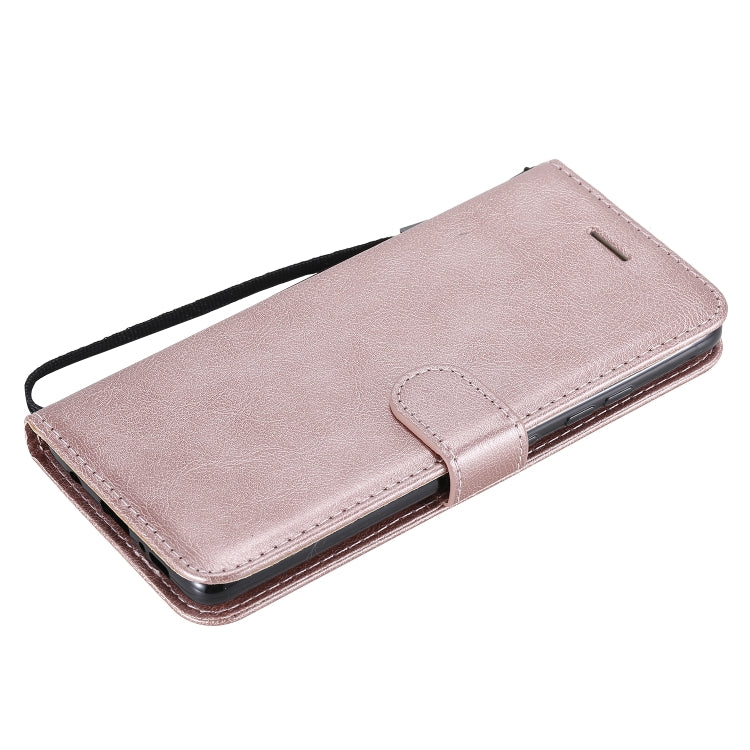 For Samsung Galaxy A51 5G Solid Color Horizontal Flip Protective Leather Case with Holder & Card Slots & Wallet & Photo Frame & Lanyard