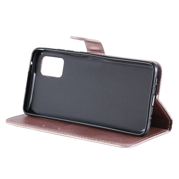 For Samsung Galaxy A51 5G Solid Color Horizontal Flip Protective Leather Case with Holder & Card Slots & Wallet & Photo Frame & Lanyard