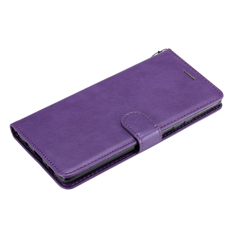 For Samsung Galaxy A71 5G Solid Color Horizontal Flip Protective Leather Case with Holder & Card Slots & Wallet & Photo Frame & Lanyard