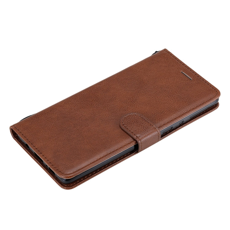 For Samsung Galaxy A71 5G Solid Color Horizontal Flip Protective Leather Case with Holder & Card Slots & Wallet & Photo Frame & Lanyard