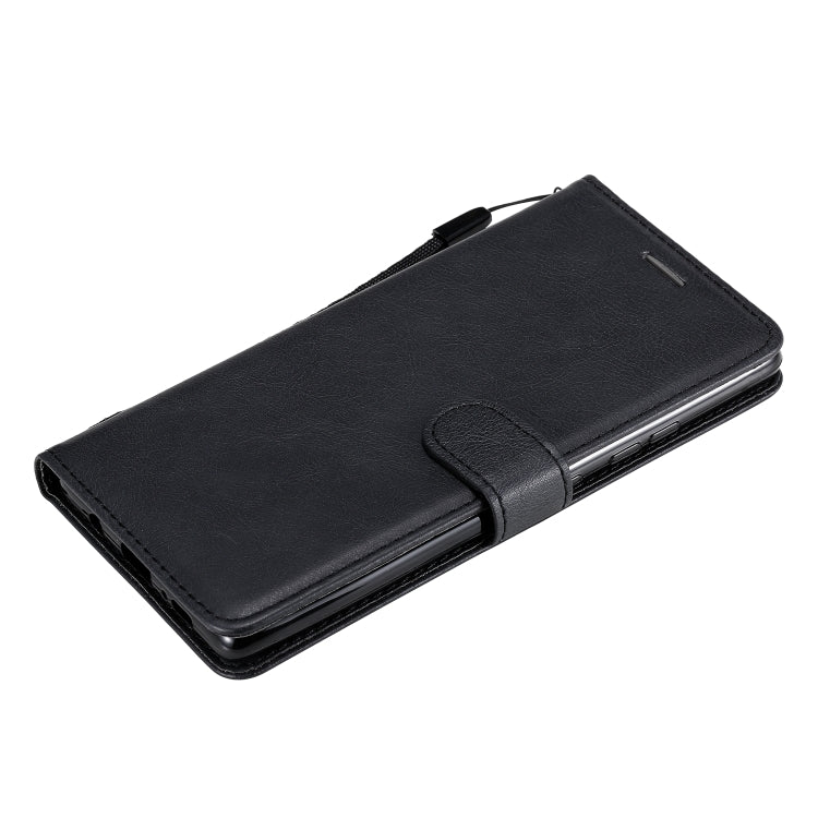 For Samsung Galaxy A71 5G Solid Color Horizontal Flip Protective Leather Case with Holder & Card Slots & Wallet & Photo Frame & Lanyard