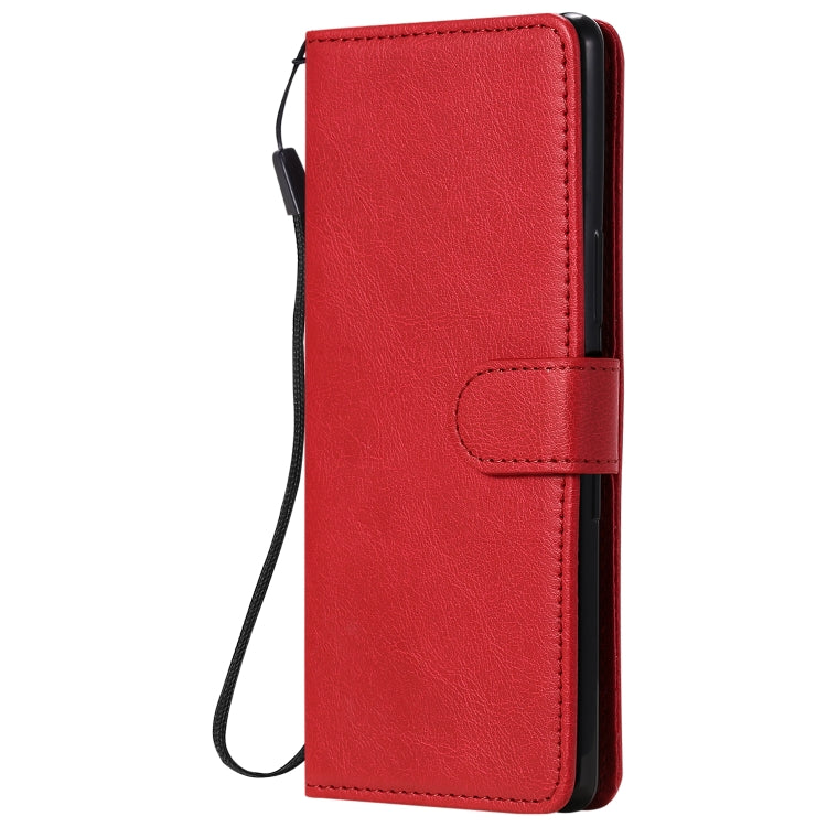 For Sony Xperia L4 Solid Color Horizontal Flip Protective Leather Case with Holder & Card Slots & Wallet & Photo Frame & Lanyard