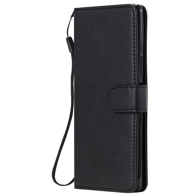 For Sony Xperia L4 Solid Color Horizontal Flip Protective Leather Case with Holder & Card Slots & Wallet & Photo Frame & Lanyard