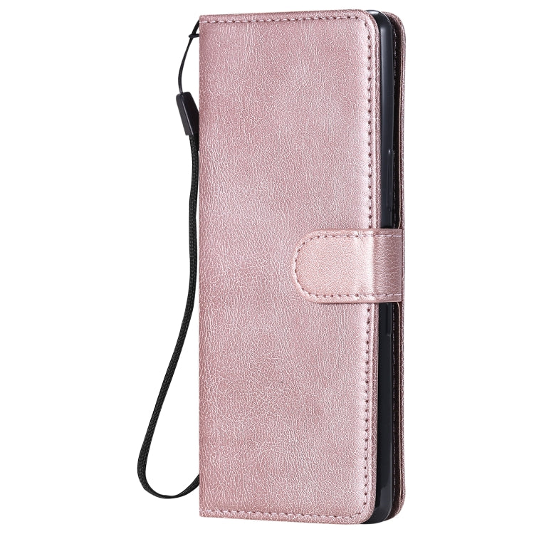 For Sony Xperia L4 Solid Color Horizontal Flip Protective Leather Case with Holder & Card Slots & Wallet & Photo Frame & Lanyard