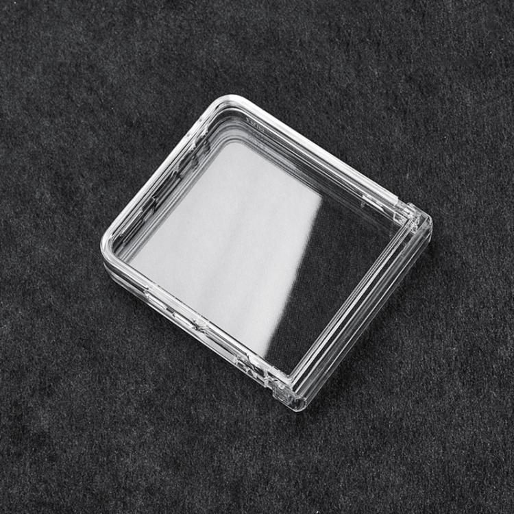 For Samsung Galaxy Z Flip7 3 in 1 PC Transparent Shockproof Protective Phone Case - Transparent