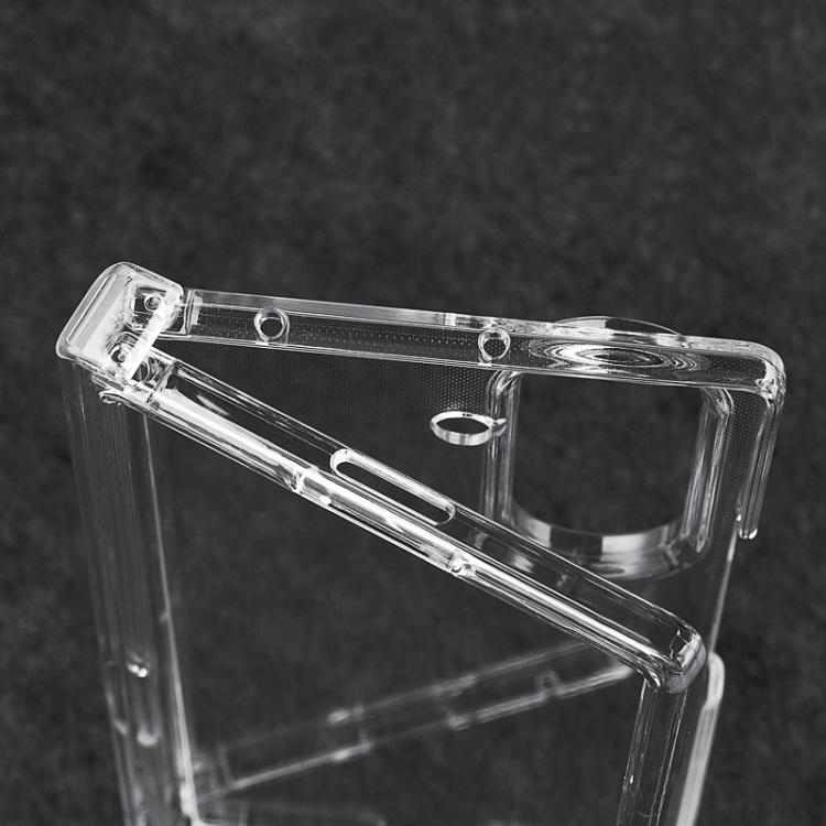 For Samsung Galaxy Z Fold7 3 in 1 PC Transparent Shockproof Protective Phone Case - Transparent