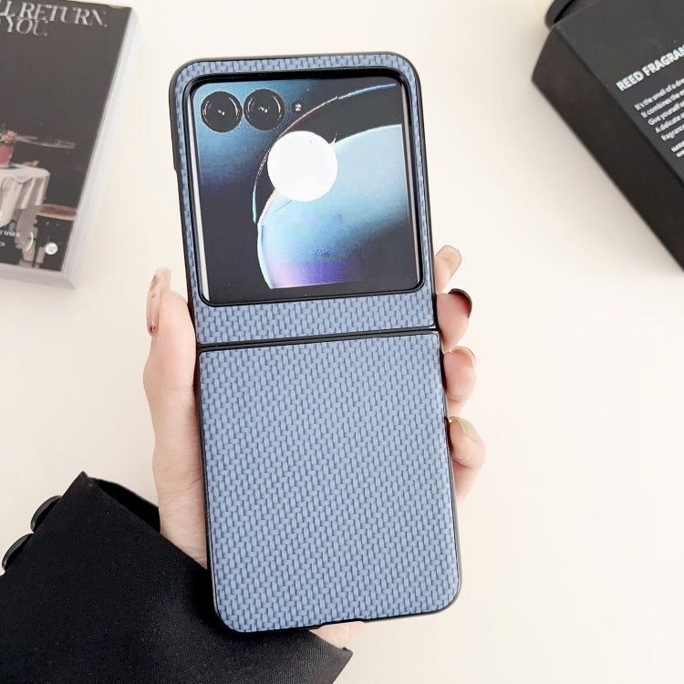 For Motorola Razr 50 Weave Texture PC Phone Case