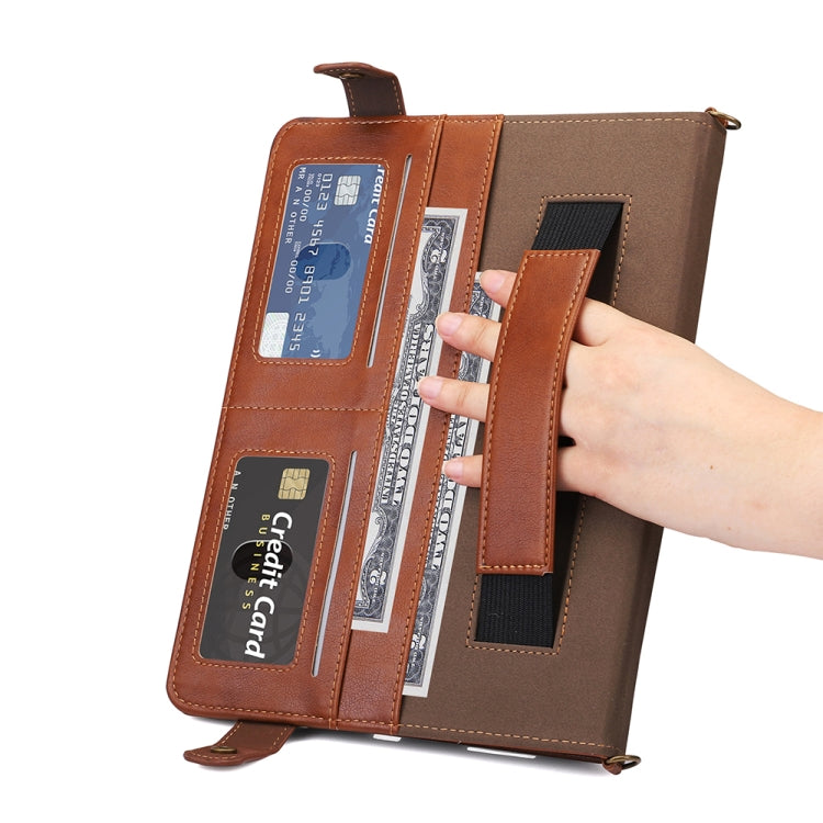 For Microsoft Surface Go 10.1 inch Envelope Horizontal Flip PU Leather Case with Card Slots & Pen Slots & Holder & Wallet & Photo Frame & Shoulder Strap