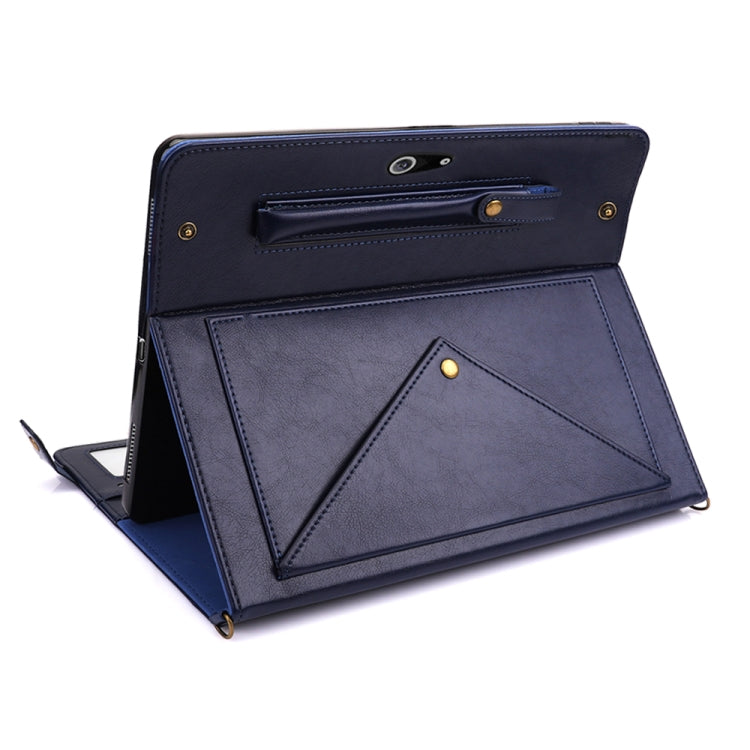 For Microsoft Surface Go 10.1 inch Envelope Horizontal Flip PU Leather Case with Card Slots & Pen Slots & Holder & Wallet & Photo Frame & Shoulder Strap