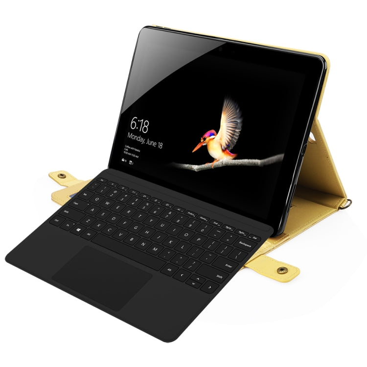 For Microsoft Surface Go 10.1 inch Envelope Horizontal Flip PU Leather Case with Card Slots & Pen Slots & Holder & Wallet & Photo Frame & Shoulder Strap