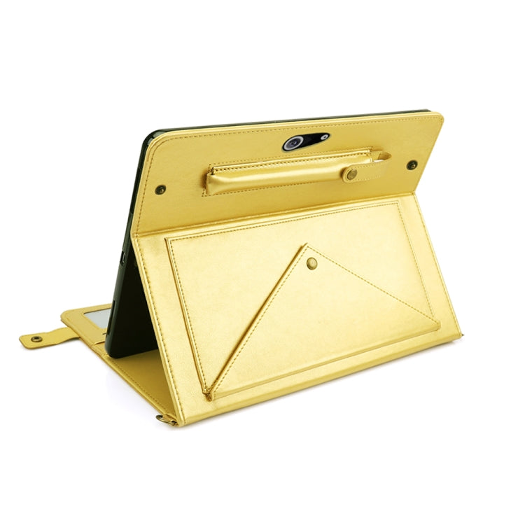 For Microsoft Surface Go 10.1 inch Envelope Horizontal Flip PU Leather Case with Card Slots & Pen Slots & Holder & Wallet & Photo Frame & Shoulder Strap