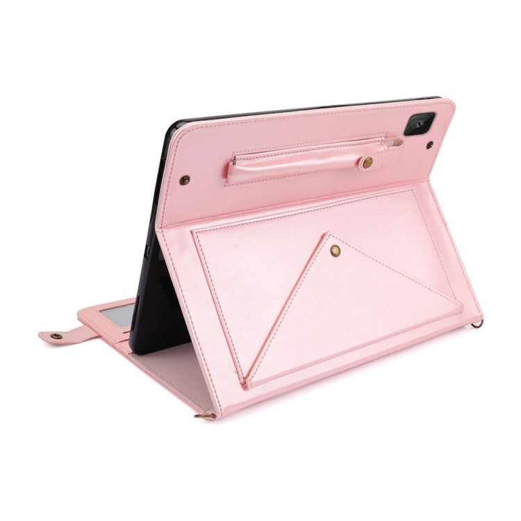 For Microsoft Surface Go 10.1 inch Envelope Horizontal Flip PU Leather Case with Card Slots & Pen Slots & Holder & Wallet & Photo Frame & Shoulder Strap