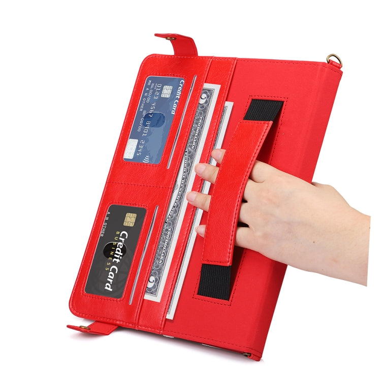 For Microsoft Surface Go 10.1 inch Envelope Horizontal Flip PU Leather Case with Card Slots & Pen Slots & Holder & Wallet & Photo Frame & Shoulder Strap