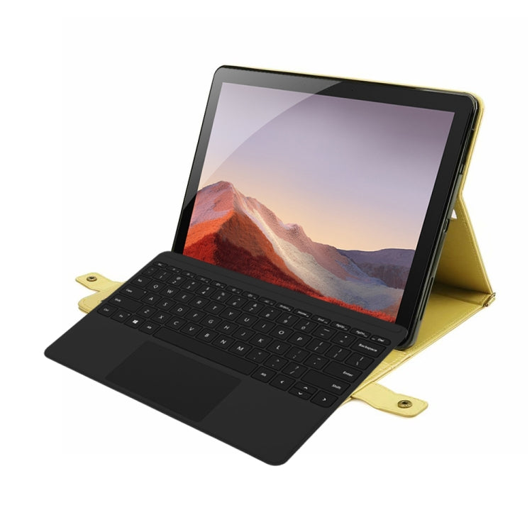 For Microsoft Surface Pro 4 / 5 / 6 / 7 Envelope Horizontal Flip PU Leather Case with Card Slots & Pen Slots & Holder & Wallet & Photo Frame & Shoulder Strap