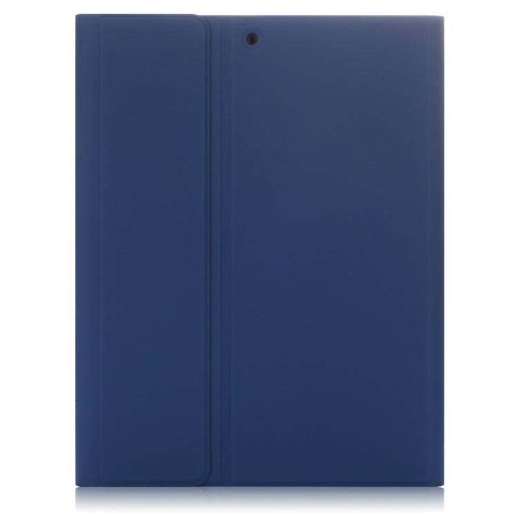 For iPad 10.2 Electric Pressed Horizontal Flip Leather Case with Pen Slot & Holder without Keyboard