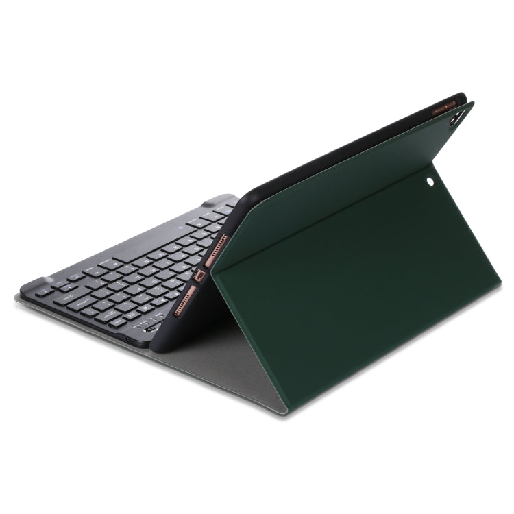 For iPad 10.2 Electric Pressed Horizontal Flip Leather Case with Pen Slot & Holder without Keyboard
