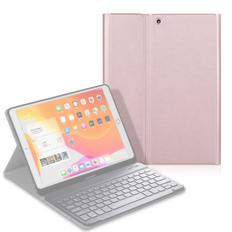 For iPad 10.2 Electric Pressed Horizontal Flip Leather Case with Pen Slot & Holder without Keyboard