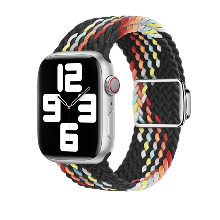 For Apple Watch Series 10 46mm Nylon Loop Magnetic Buckle Watch Band