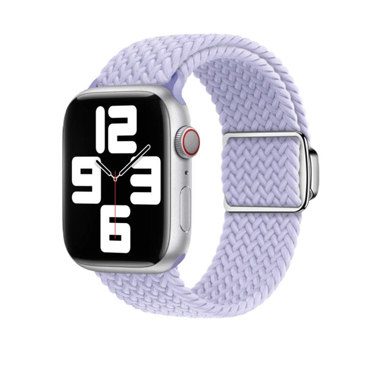 For Apple Watch Series 10 46mm Nylon Loop Magnetic Buckle Watch Band