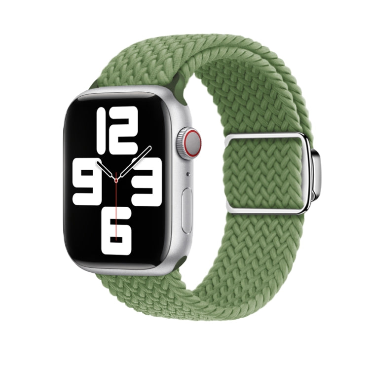 For Apple Watch Series 10 46mm Nylon Loop Magnetic Buckle Watch Band
