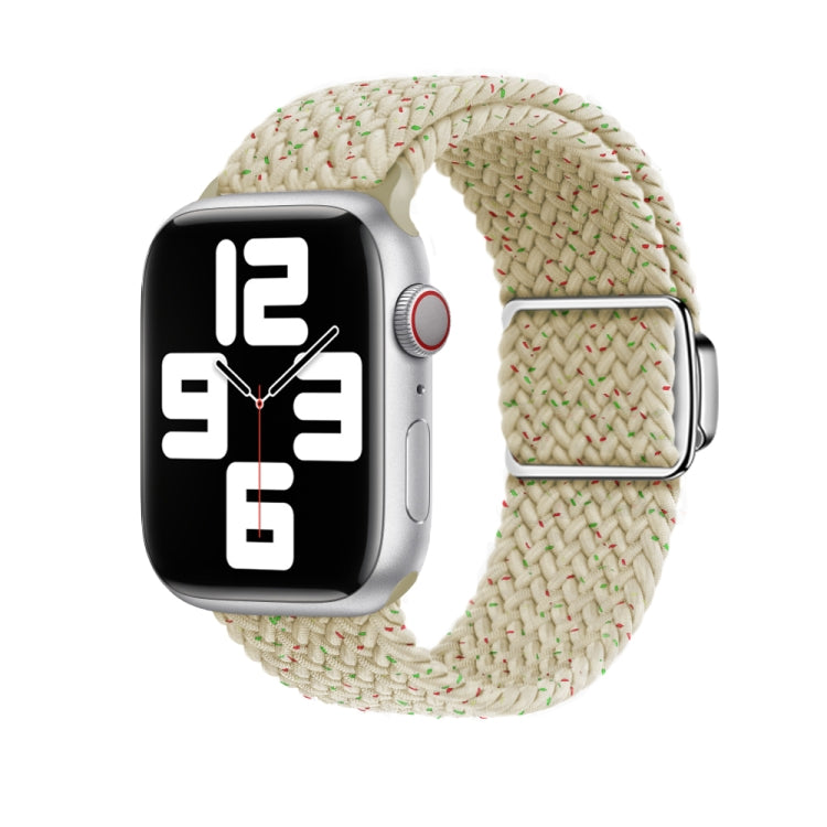 For Apple Watch Series 10 46mm Nylon Loop Magnetic Buckle Watch Band