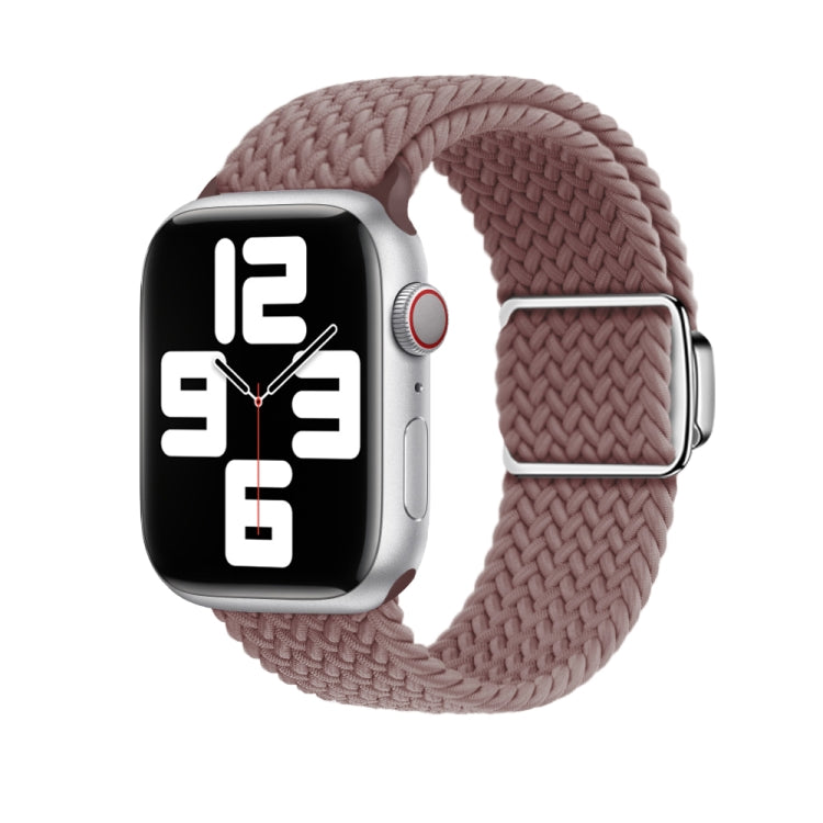 For Apple Watch Series 10 46mm Nylon Loop Magnetic Buckle Watch Band